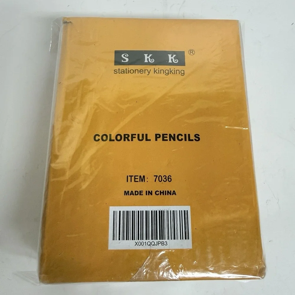 SKK Stationary Lot Of 137 Colorful Pencils Wood White Eraser Various‎ Designs